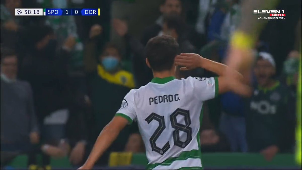 na minha baliza. uma noite inesquecível! mm saindo do Sporting eu nnc te esquecerei 💚🥳✅🦁 Pedro Gonçalves, não há outro igual 🥹