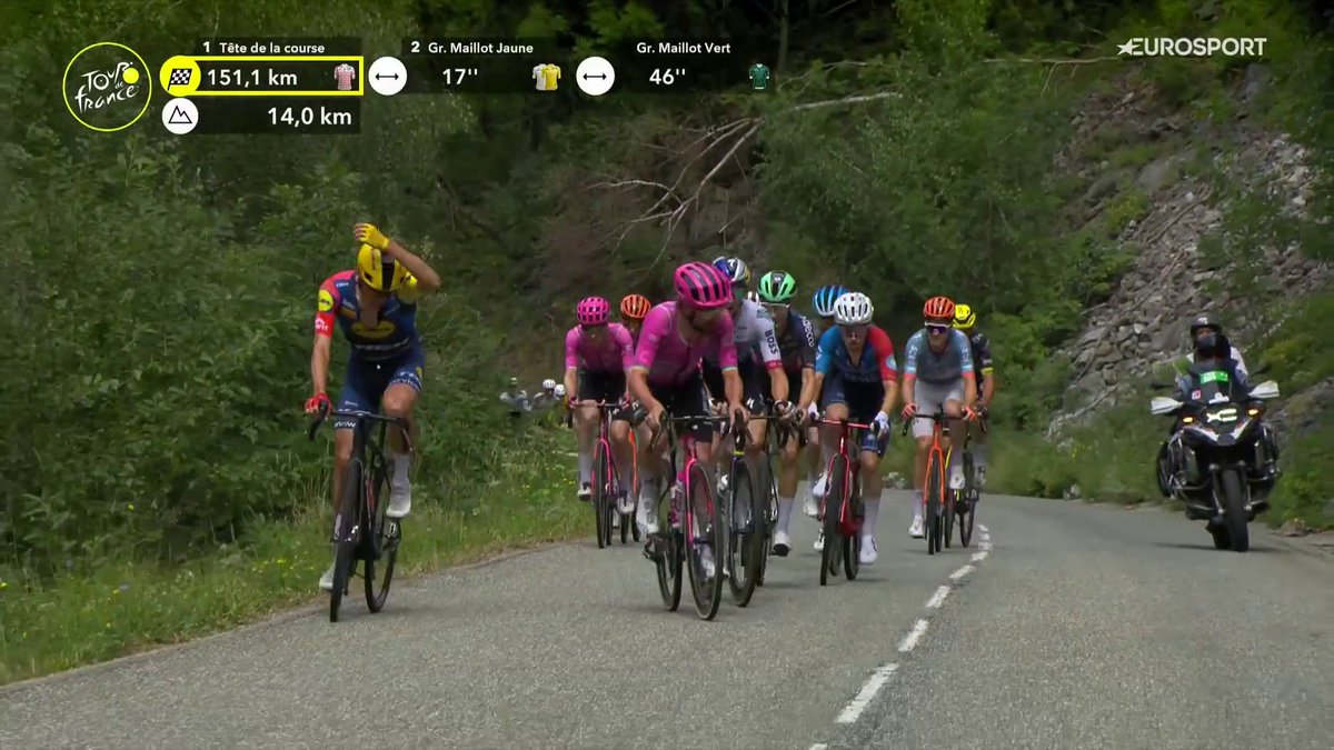 😡 El gesto de Juan Ayuso tras no recibir ningún relevo en su intento por formar la fuga. #TDF2026 #LaCasadelCiclismo