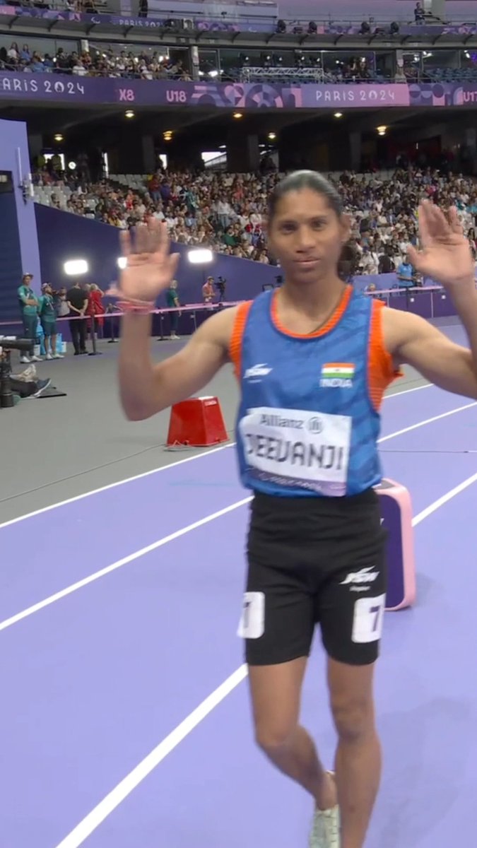 Today we celebrate World Intellectual Disability Day๐ Indiaโs Deepthi Jeevanji conquered #ParaAthletics Womenโs 400m T20 bronze at Paris 2024. This day aims to raise awareness of intellectual disability, challenge stereotypes and create opportunities.