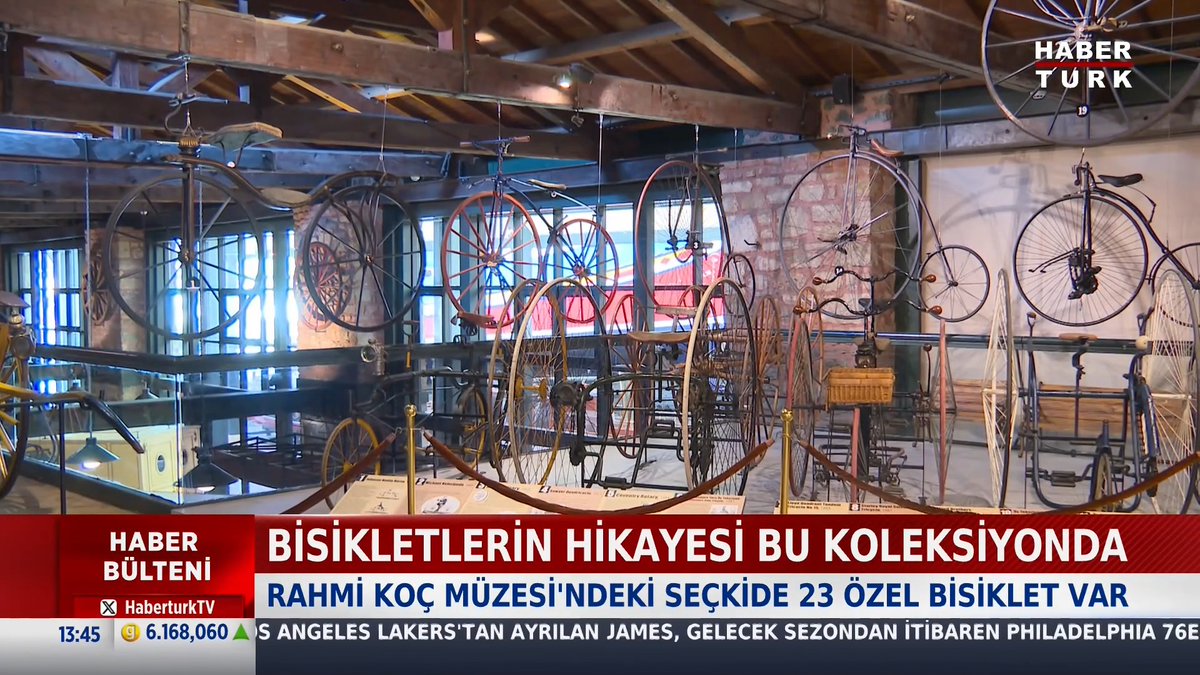 🚲Bisikletlerin hikayesi bu koleksiyonda Rahmi Koç Müzesi'ndeki seçkide 23 özel bisiklet var.