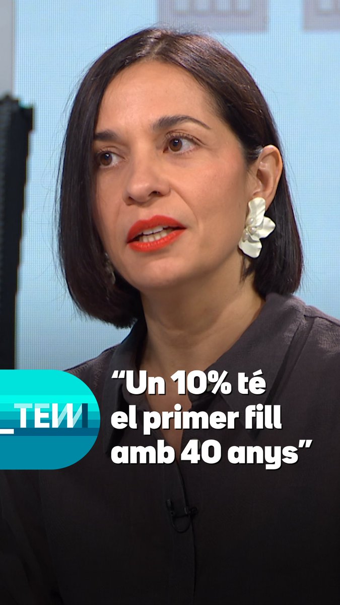 🤰🏽 Les mares primerenques de 40 anys o més ja superen el 10%. N'hi ha més que tenen el primer fill a aquesta edat que no pas amb menys de 25. Ho explica Sara López, ginecòloga especialista en reproducció assistida a la Clínica Gravida, a l'Hospital de Barcelona #TotEsMou3Cat