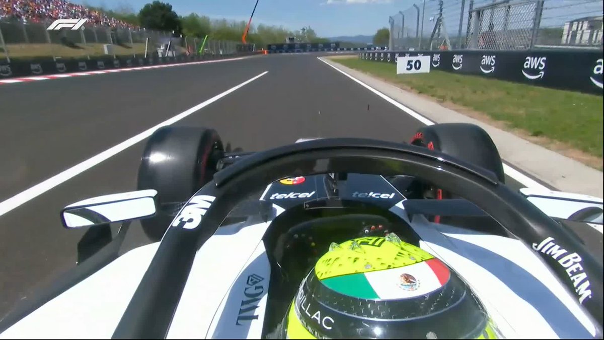 Here's the moment Checo's involvement in FP3 came to an end 👇 #F1 #HungarianGP