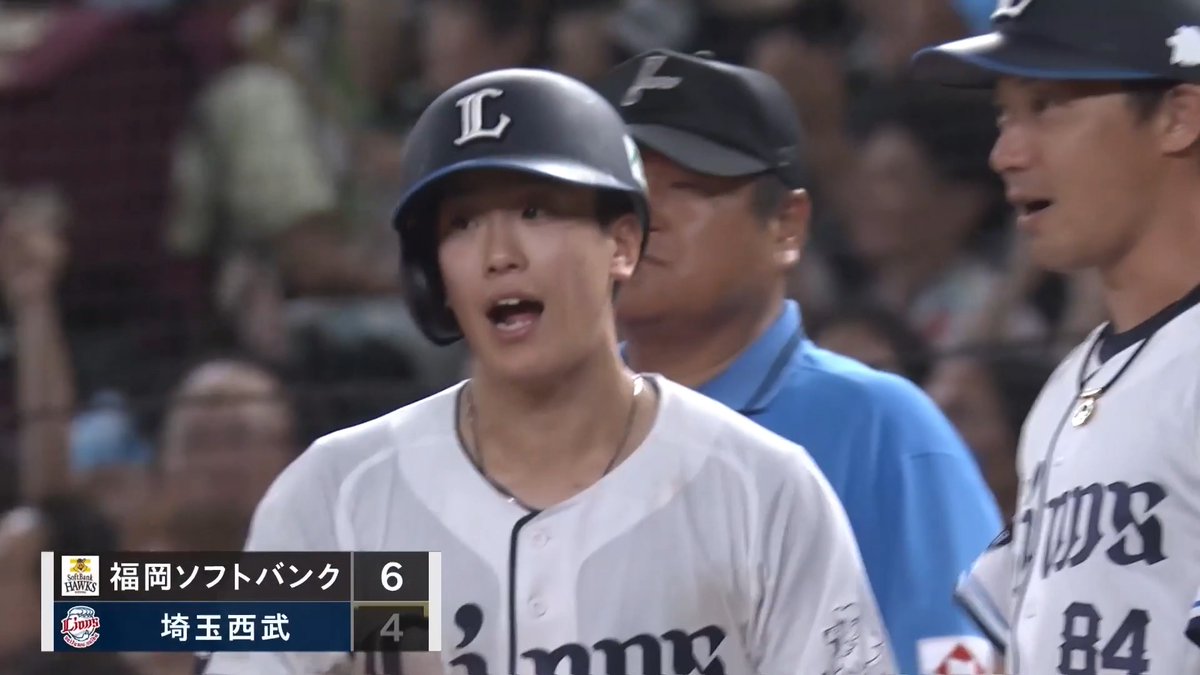 #滝澤夏央 選手にも今日2本目の適時打が飛び出す! 連続適時打で打線が止まりません! #seibulions #打破 #圧倒的至近距離 #バザールコラボシリーズ