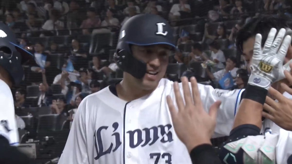#林安可 選手の犠飛で勝ち越し! 打者一巡の猛攻で、4点差をひっくり返します! #seibulions #打破 #圧倒的至近距離 #バザールコラボシリーズ