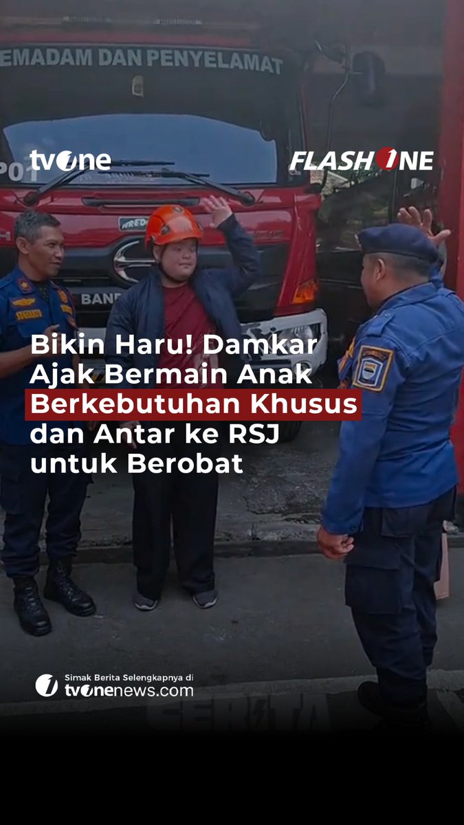 Seorang ibu bersama anak berkebutuhan khusus datang ke Mako Damkar Matan untuk bermain sebelum meminta diantar ke RSJ Provinsi Jawa Barat di Cisarua, Lembang. Selengkapnya di video berikut ini! #ForYourInformation #CariBeritaditvOne #Damkar #JawaBarat #Inspiratif #FYI02 #ZA03