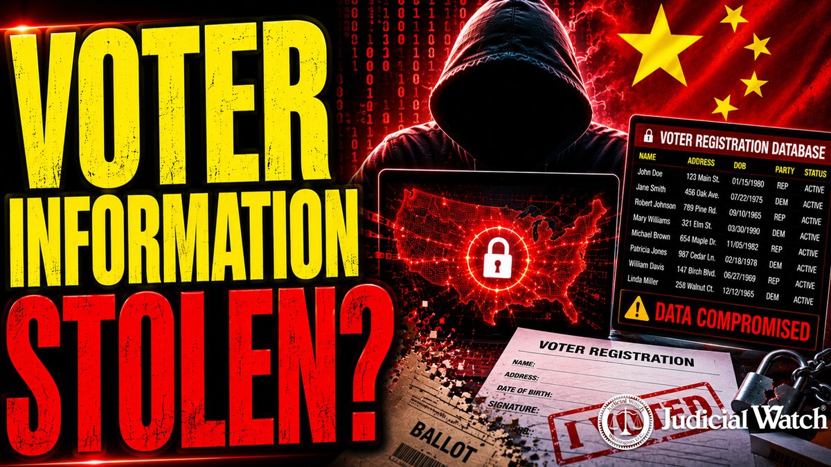 BREAKING: China Has Your Voting Information? Tom Fitton