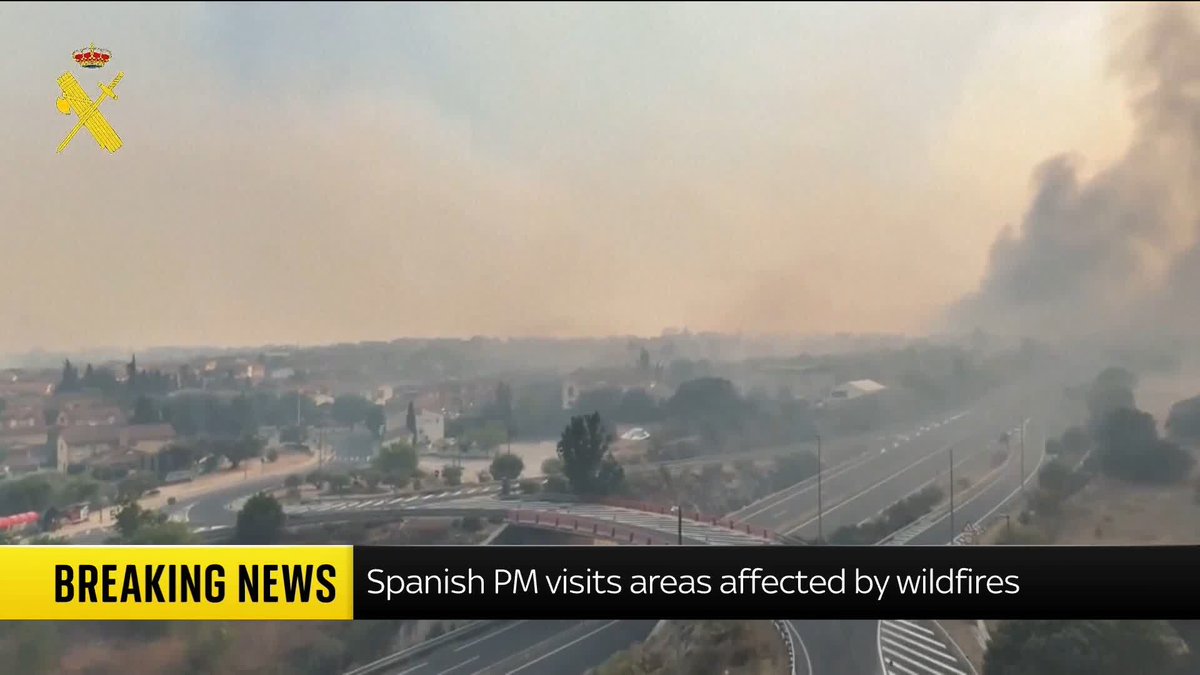 "In these kinds of fires, it's very difficult to fight the flames directly because the fire intensity is so high." Director of Regional Wildfire Operations Centre and Wildfire Tech Juan Jose Fernandez Ortiz talks about tackling Spain's wildfires. Latest: