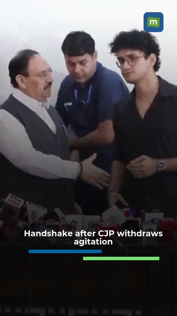 #Watch | Cockroach Janta Party withdraws agitation after talks with Centre. Union Ministers JP Nadda and Jitendra Singh met Cockroach Janta Party leaders Saurav Das and Ashutosh Ranka, with the delegation withdrawing its agitation following discussions. #CockroachJantaParty #JPNadda #JitendraSingh #Protest #India