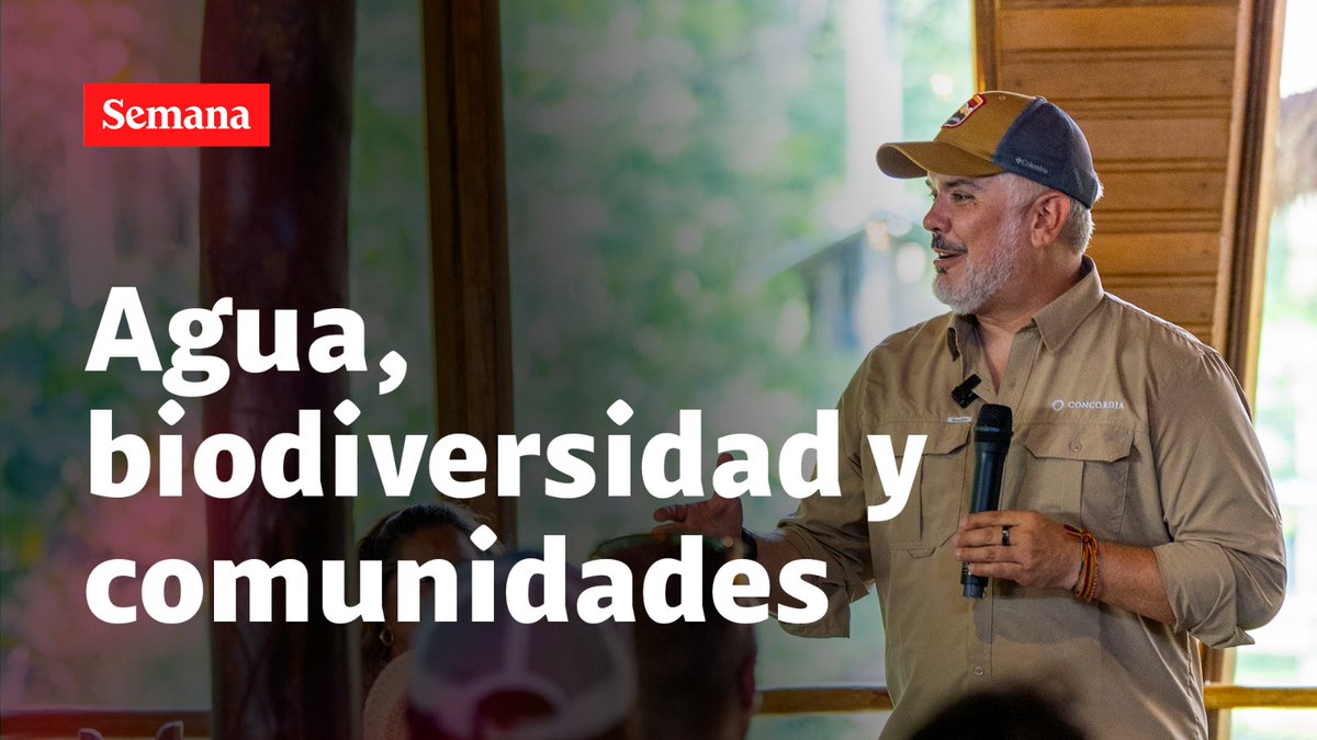 "Nosotros queremos acompañar toda la iniciativa ambiental del gobierno entrante en Colombia, nos acompañó el ministro Fabio Arjona y nos mostró el plan que ellos han denominado ABC (agua, biodiversidad y comunidades)": expresidente Iván Duque.