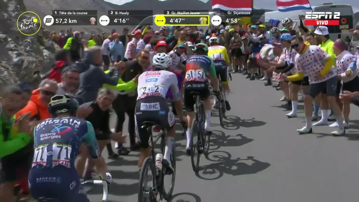 ¡Rey con 'R' de Richard! 😎 Carapaz coronó los tres puertos de la etapa 20 y con eso se asegura el maillot a pois del Tour de Francia 2026. 👏🇪🇨 🖥️ Sigue el Tour de Francia en el Plan Premium de Disney Plus.