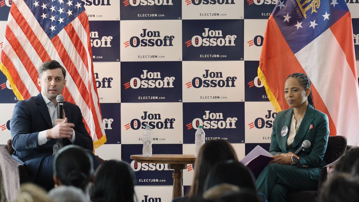 Ossoff: We've got Americans coming back from overseas in flag-draped coffins. In the last two weeks, nearly 100 wounded in action, at least four killed in action, in a war that they lied us into. They told us there was an imminent nuclear threat, a year after they told us they'd obliterated the threat. They told us in the second week they'd already destroyed the enemy. They told us over and over and over again that they'd won. That they were about to win…They keep telling us it's going to last just a couple more days, just a couple more weeks. And all of this incompetence is costing lives, and it's costing families across the country economically who are dealing with these out-of-control tariffs, who are dealing with gas prices.