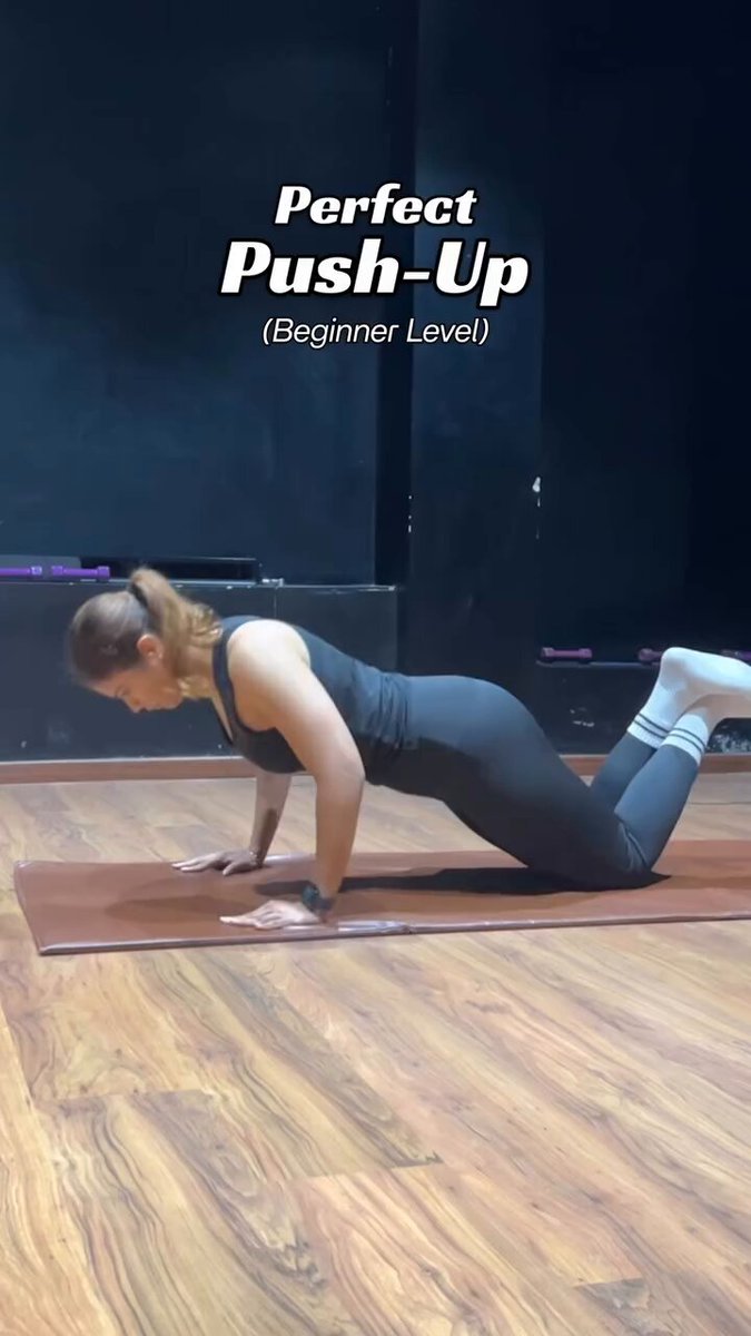 Push-Up Technique for Beginners 💪 Correct these common mistakes to build more strength, improve muscle engagement, and reduce injury risk. Small adjustments can make a huge difference. Save this for your next workout. 💪