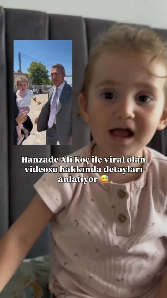 🚨 Minik Hanzade, Ali Koç ile viral olan videosunu yorumladı.. 😅