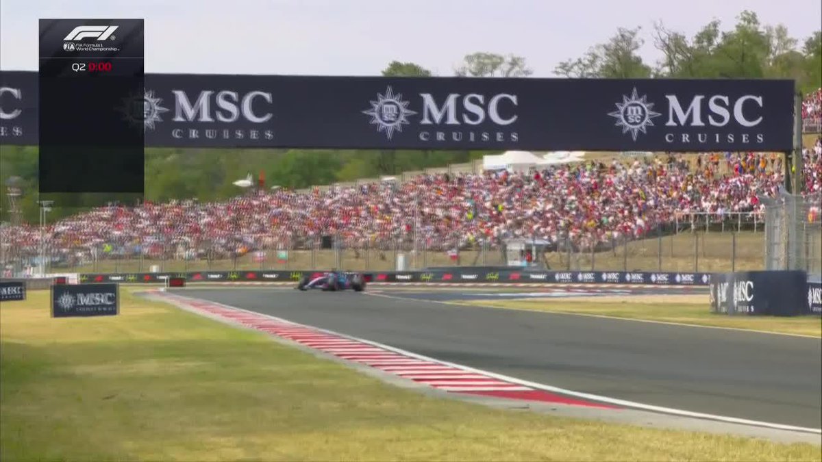 ¡FRANCO NO SE PUDO METER EN Q3! Colapinto partirá 13 en la carrera del domingo en el #HungarianGP. Puesto 12 para su compañero de Alpine, Pierre Gasly. ▶️ Mirá la 🏁 #F1 en el Plan Premium de #DisneyPlus