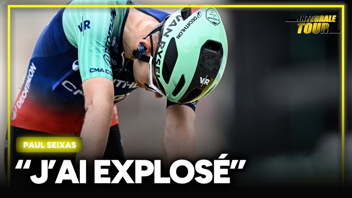🚲 Paul Seixas après la 20e étape du Tour de France : "Dans quelques jours je serai fier mais manquer le podium aujourd'hui, c'est forcément décevant." #RMCLive