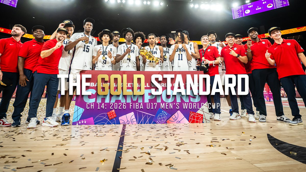 Big games. Golden moments. We live for it. Watch ๐บ๐ธ #TheGoldStandard Ch 14: 2026 FIBA U17 Men's World Cup in full ยป