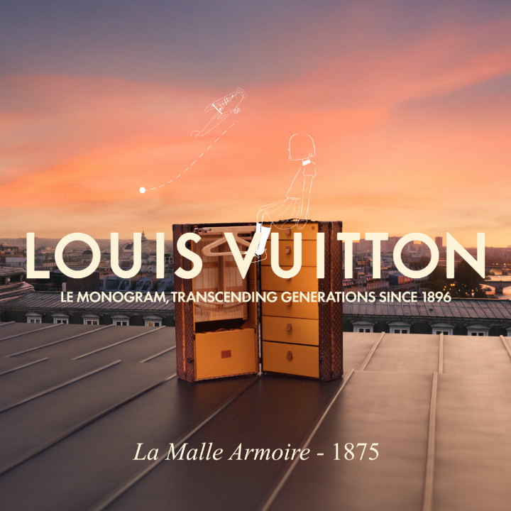 La Malle Armoire. The 1875 Wardrobe Trunk introduced a solution to preserving garments with a vertical design — a legacy of storied journeys intertwined with the Monogram's 130-year legacy. Discover the iconic trunks at #LVMonogram130 #LouisVuitton