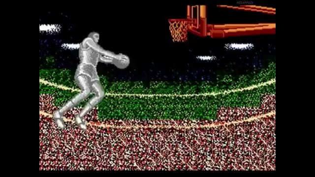 "CORNER THREE!!!" Happy 39th birthday to the Nintendo classic DOUBLE DRIBBLE. Who remembers the slow-mo dunks and corner three shot?