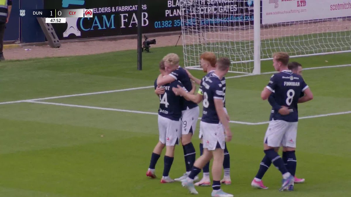 Alan Forrest scores his first Dundee Football Club goal! 🔵 The new signing finishes well to put the hosts ahead 👏 #PremierSportsCup