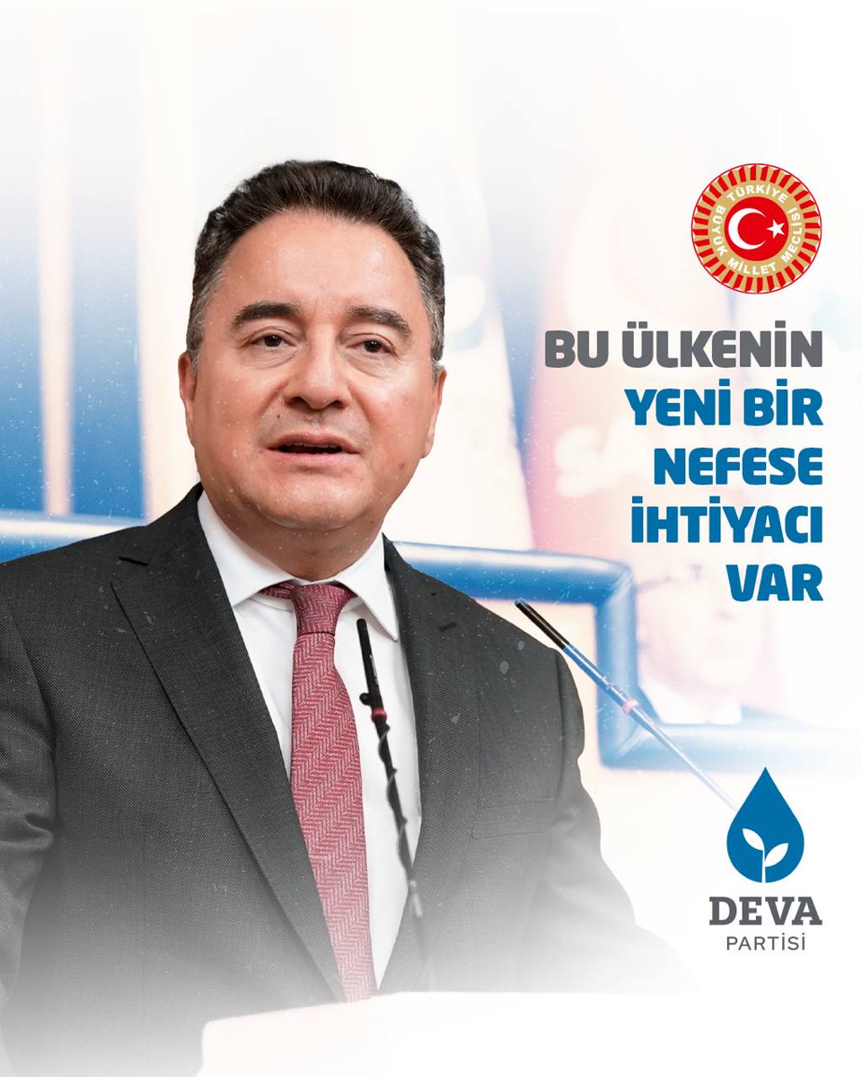 Ali Babacan: “Bu ülkenin yeni bir nefese ihtiyacı var. İşte biz bunun için yola çıktık. Korkuyu değil, umudu büyüteceğiz. Gerilimi değil; kardeşliği, birliği büyüteceğiz. Keyfiliği değil; adaleti, hukuku büyüteceğiz. Bu güzel ülkeyi hak ettiği yarınlara taşıyacağız.”