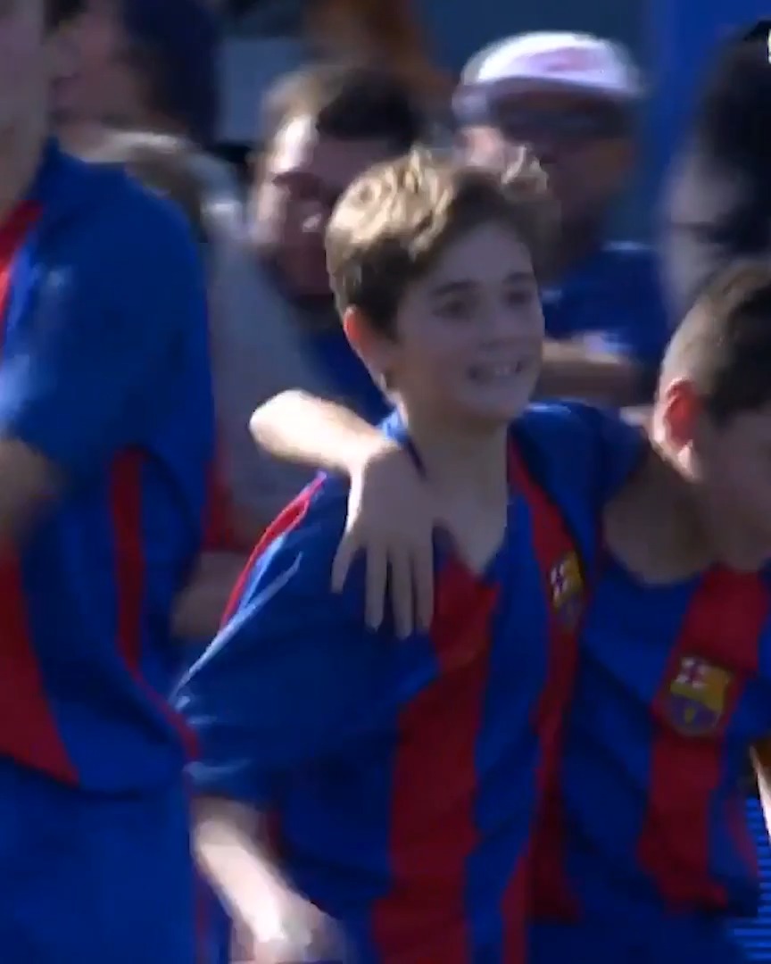 El doblete de Gavi en LALIGAFCFUTURES con FC Barcelona - Masia. 🫶