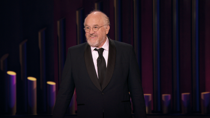 Louis CK speaks on Bill Maher during The Kennedy Center Mark Twain Prize for American Humor, now on Netflix.