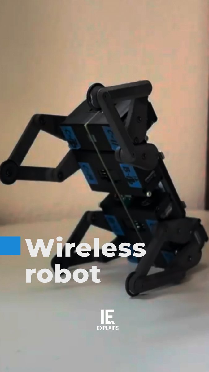 A California startup called ZeroWire Robotics is about to launch Q8botOne — a palm-sized quadruped robot with a radical trick: it has no wires or cable harnesses inside at all. Every component, from its eight programmable Dynamixel actuators to its ESP32 brain and rechargeable battery, mounts directly onto one central circuit board. That makes the robot lighter, tougher, and far easier to repair. Out of the box it can walk, trot, jump and be driven with a small joystick dongle. It began as the open-source Q8bot on GitHub in 2024, went viral with the maker community, and is now a production-ready, fully open source platform for hobbyists, educators and researchers — launching soon on Crowd Supply. #Q8botOne #ZeroWireRobotics #Robotics #QuadrupedRobot