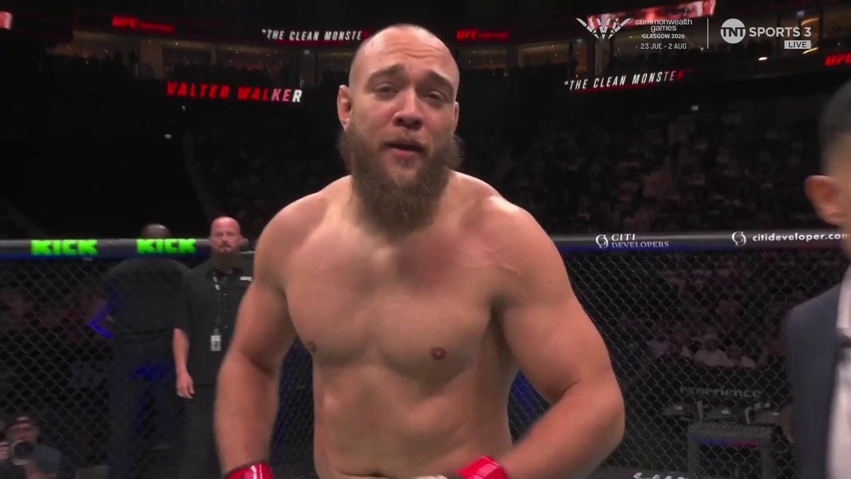 HE CAN'T KEEP GETTING AWAY WITH THIS! 😭 Valter Walker locks a CALF SLICER on Thomas Petersen! WOW! #UFCAbuDhabi | Stream TNT Sports on HBO Max