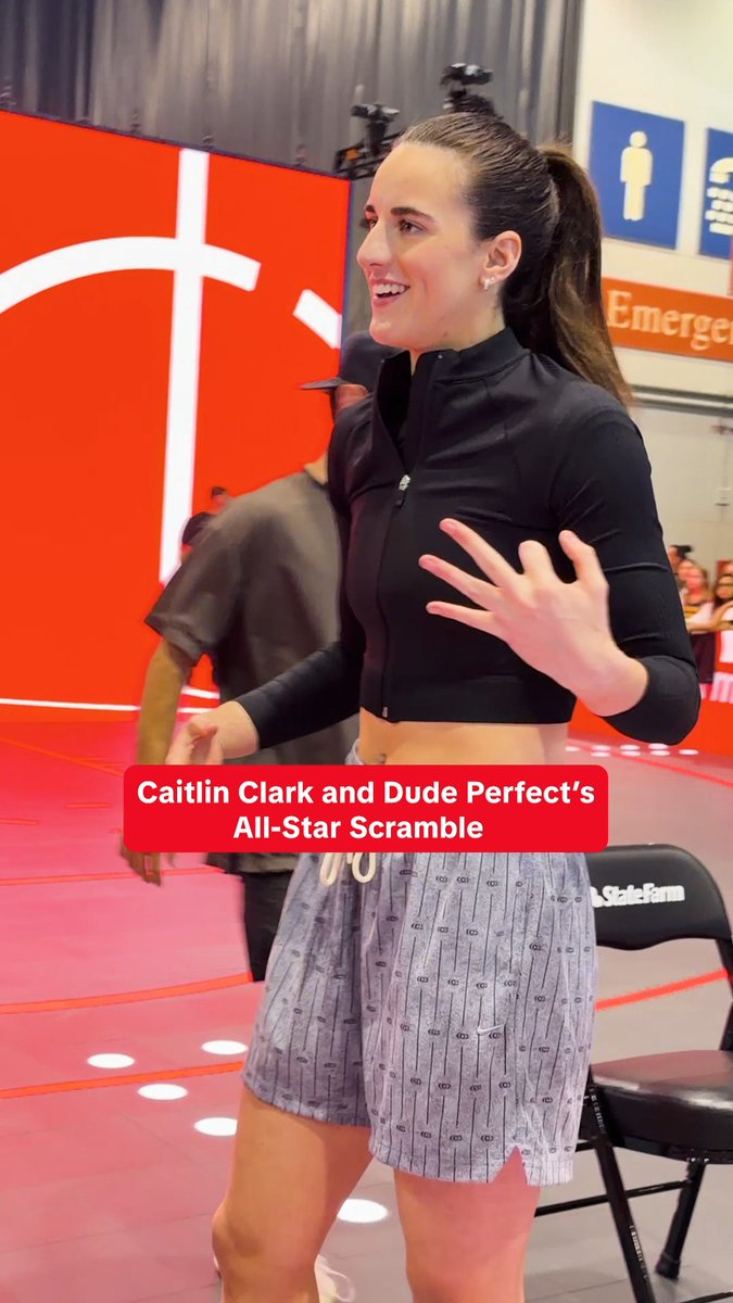 Caitlin Clark 🤝 Dude Perfect Teaming up for an unforgettable AT&amp;T WNBA All-Star experience.