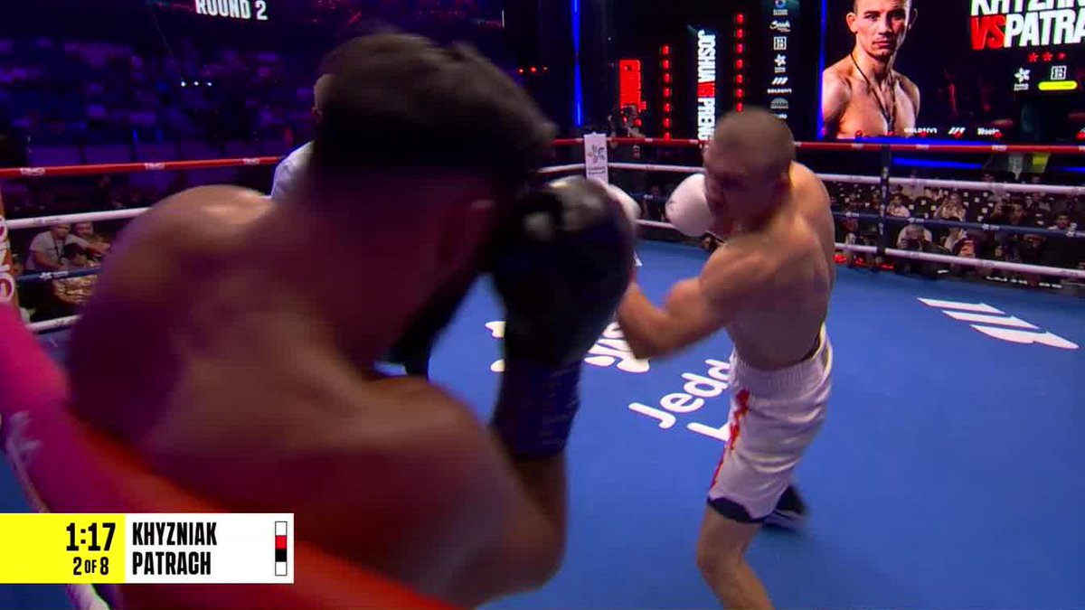 Khyzniak gets the STOPPAGE in the second round! 👏 🎟️Buy #JoshuaPrenga NOW at | Live Now | Danger Before Destiny ▪️