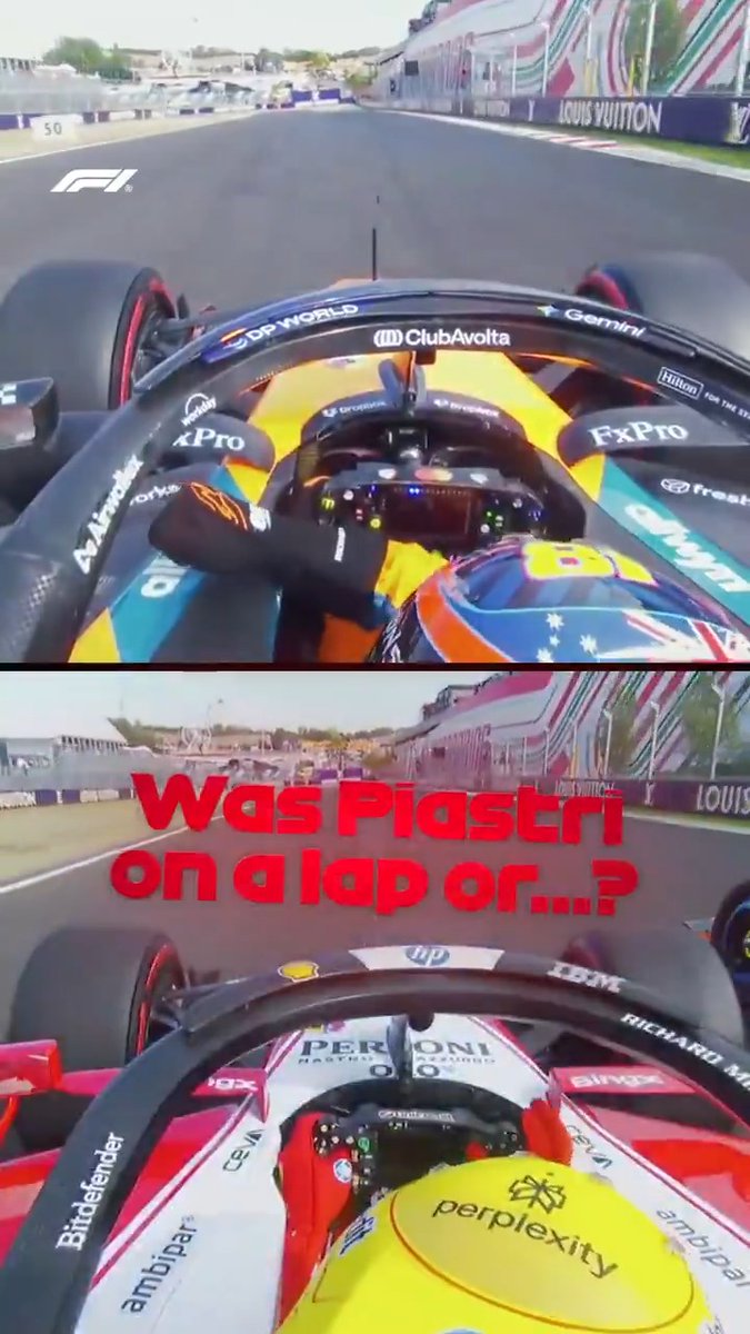 Here's the incident Hamilton was penalised for 👀 #F1 #HungarianGP