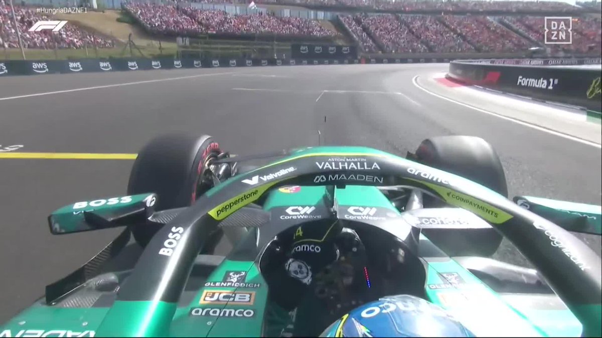 Una vuelta que valió la primera Q2 de 2026 para Fernando Alonso 👏🏻 Pedro de la Rosa y un análisis en DAZN para no perder detalle 🧐 #HungriaDAZNF1 🇭🇺