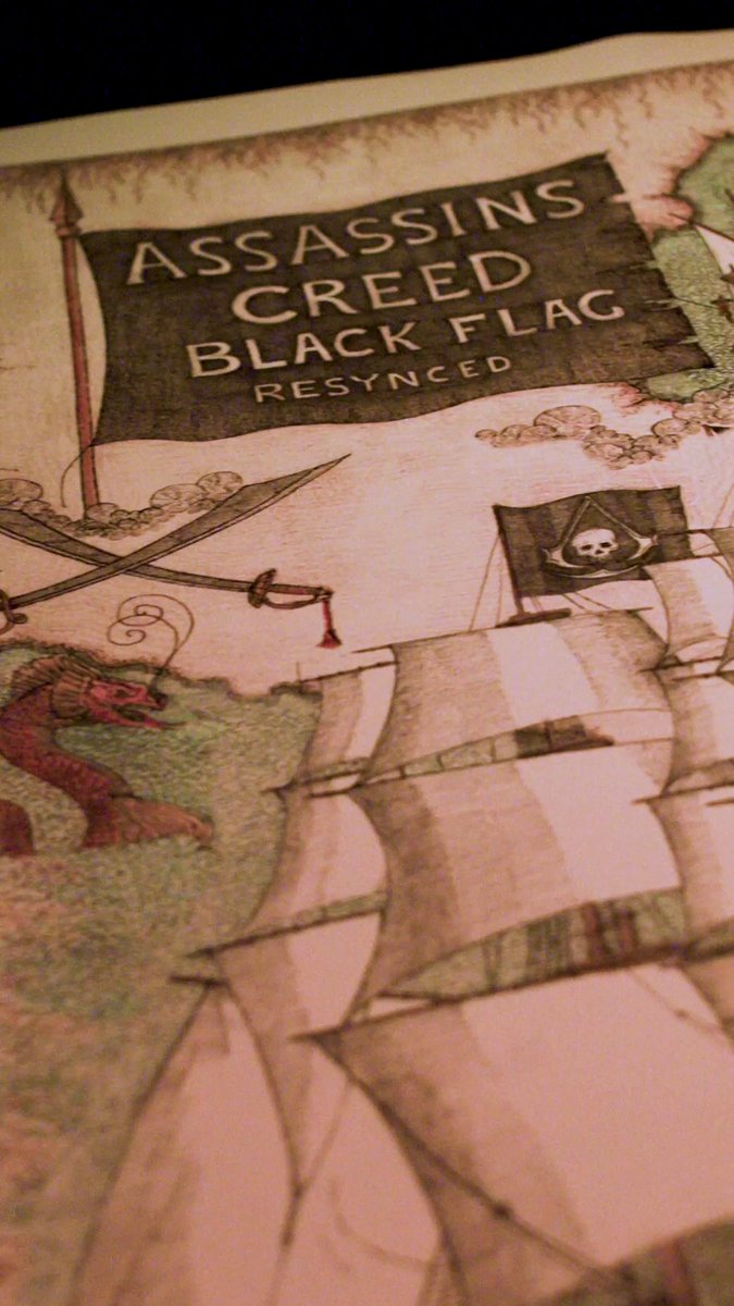 Every stroke tells a story. Inspired by medieval maps and crafted entirely by hand, Brazilian artist @ gramadogaleria reimagined the legendary Caribbean map from Assassin's Creed Black Flag Resynced as a one-of-a-kind artwork, filled with intricate details and hidden references. This is a look behind the creative process behind this reinterpretation, where tradition, craftsmanship, and a passion for the world of Black Flag come together. What detail caught your attention the most in this artwork? 🏴☠️