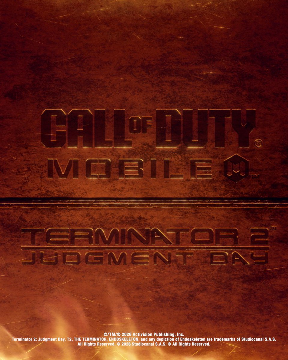 The future is closer than you think 🤖 Call of Duty: Mobile x Terminator 2: Judgment Day goes live on August 6th at 5 PM PT.
