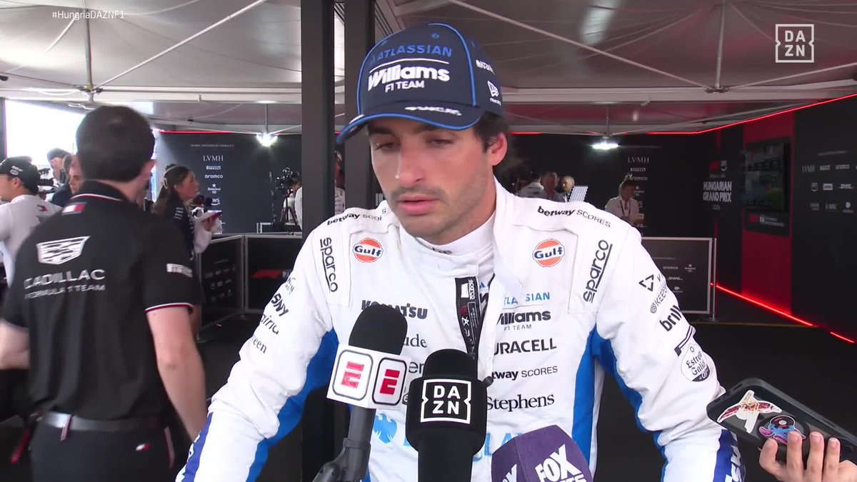 El mensaje de ánimo de Carlos Sainz a todos los españoles afectados por los incendios ❤️🇪🇸 "Todo mi apoyo a las familias afectadas" 🙏🏻 #HungriaDAZNF1 🇭🇺