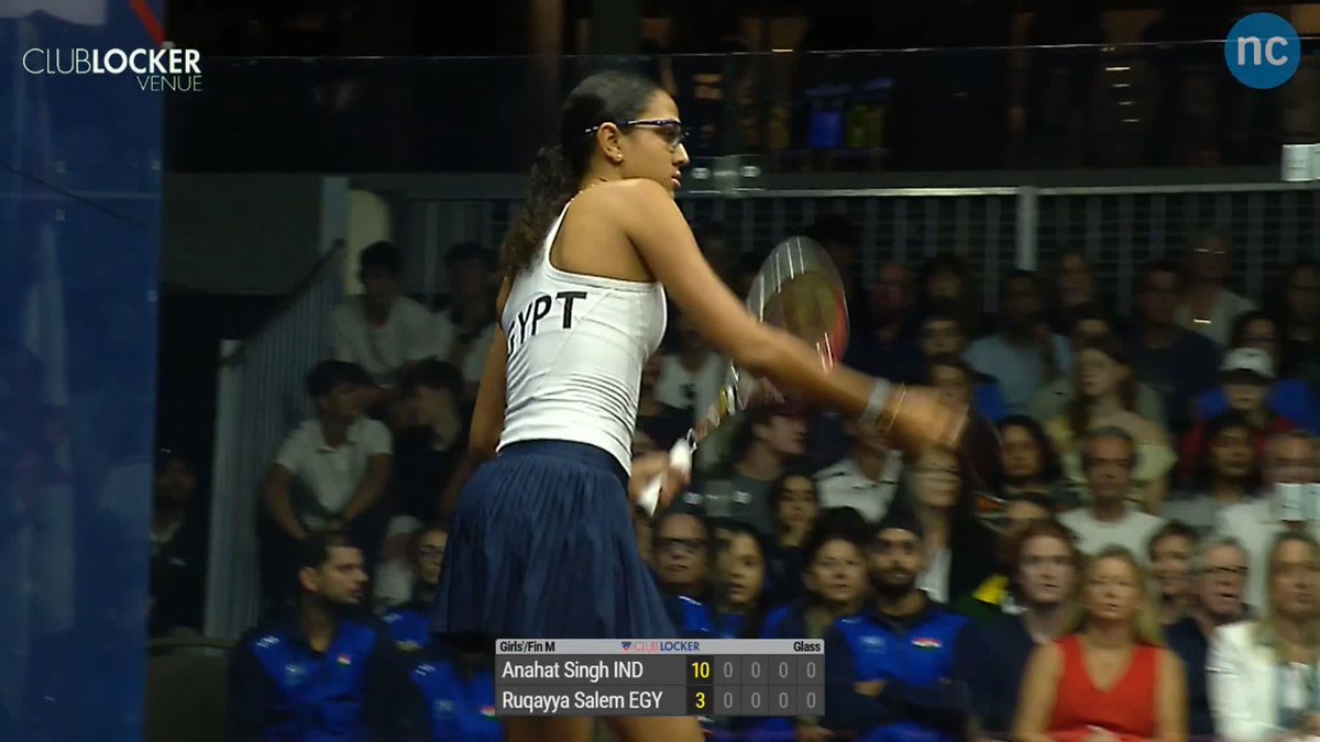 WINNING START FOR ANAHAT IN FINALS - Wins the first set with dominance 11-3