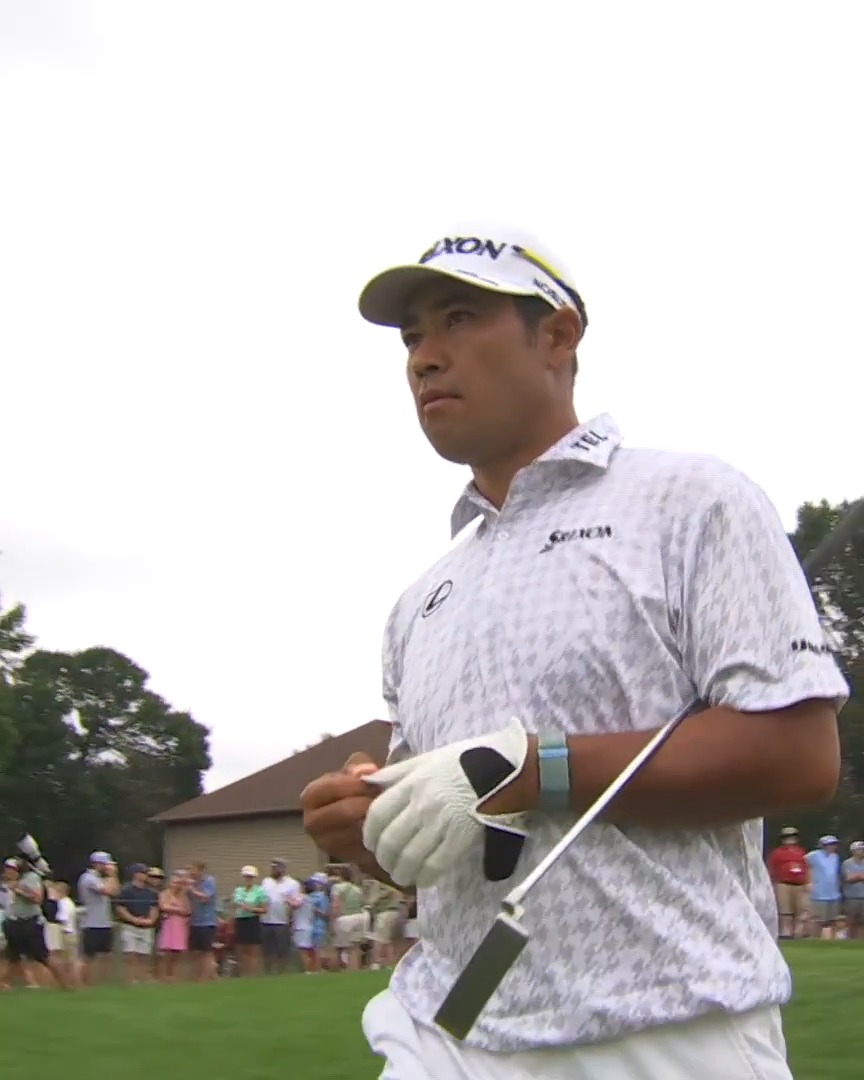 No spin, no problem 🎯 Hideki Matsuyama is cooking with 5 birdies in 7 holes 3M Open. 📺 Golf Channel