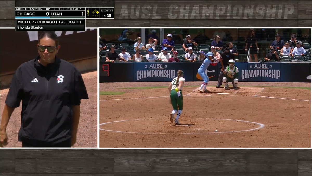 "that's good team softball" 🗣️ 📺 ABC