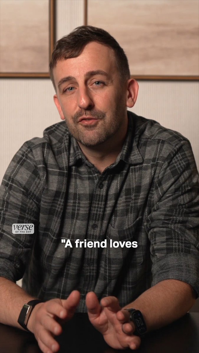 "A friend loves at all times, and a brother is born for a time of adversity." — Proverbs 17:17 NIV Catch the full video in the Bible App today!
