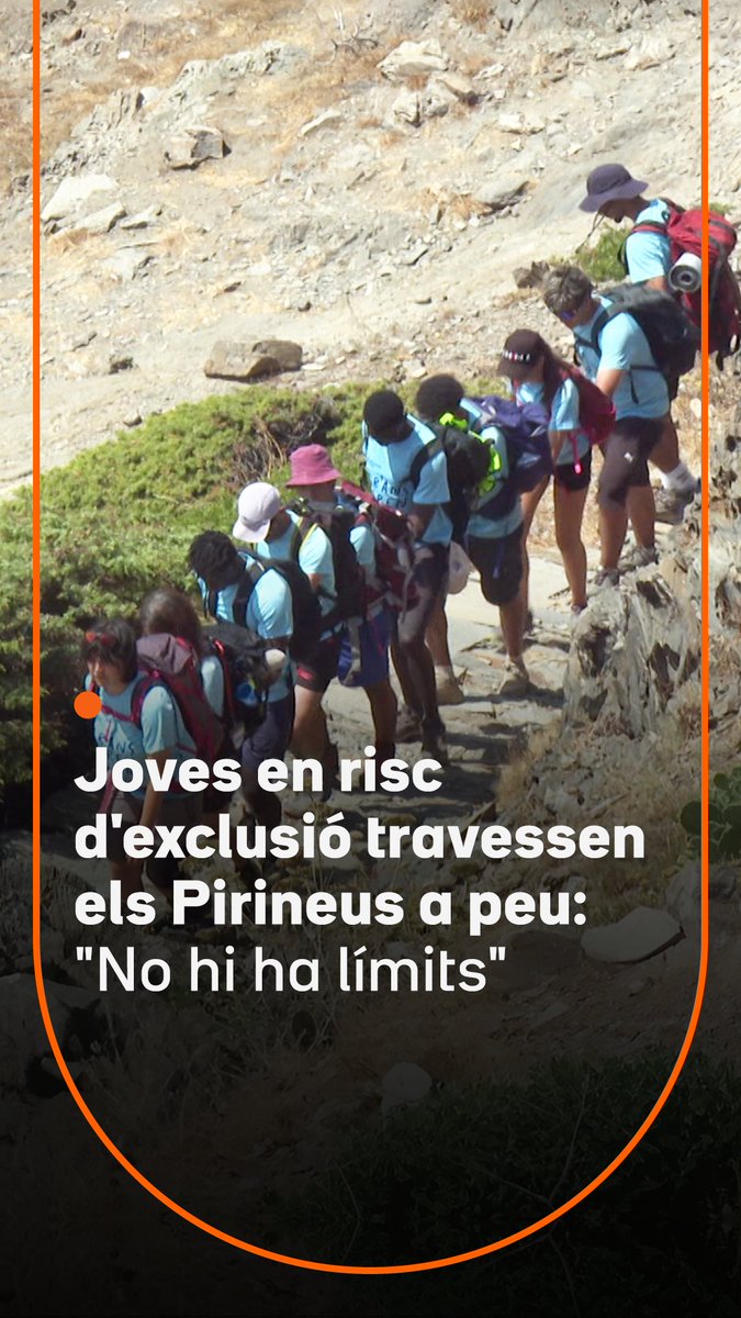 "No hi ha límits." Joves en risc d'exclusió social han aconseguit travessar el Pirineu després de molts quilòmetres i un mes de ruta. La Transpirenaica Social Solidaria és un projecte centrat en la integració i el creixement personal dels participants