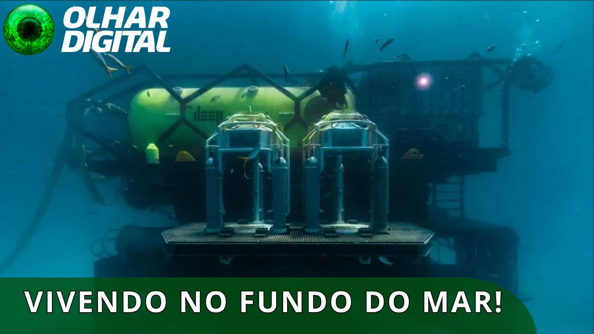 ⚓️Conheça o primeiro habitat submarino privado #habitat #mar #oceano #submarino