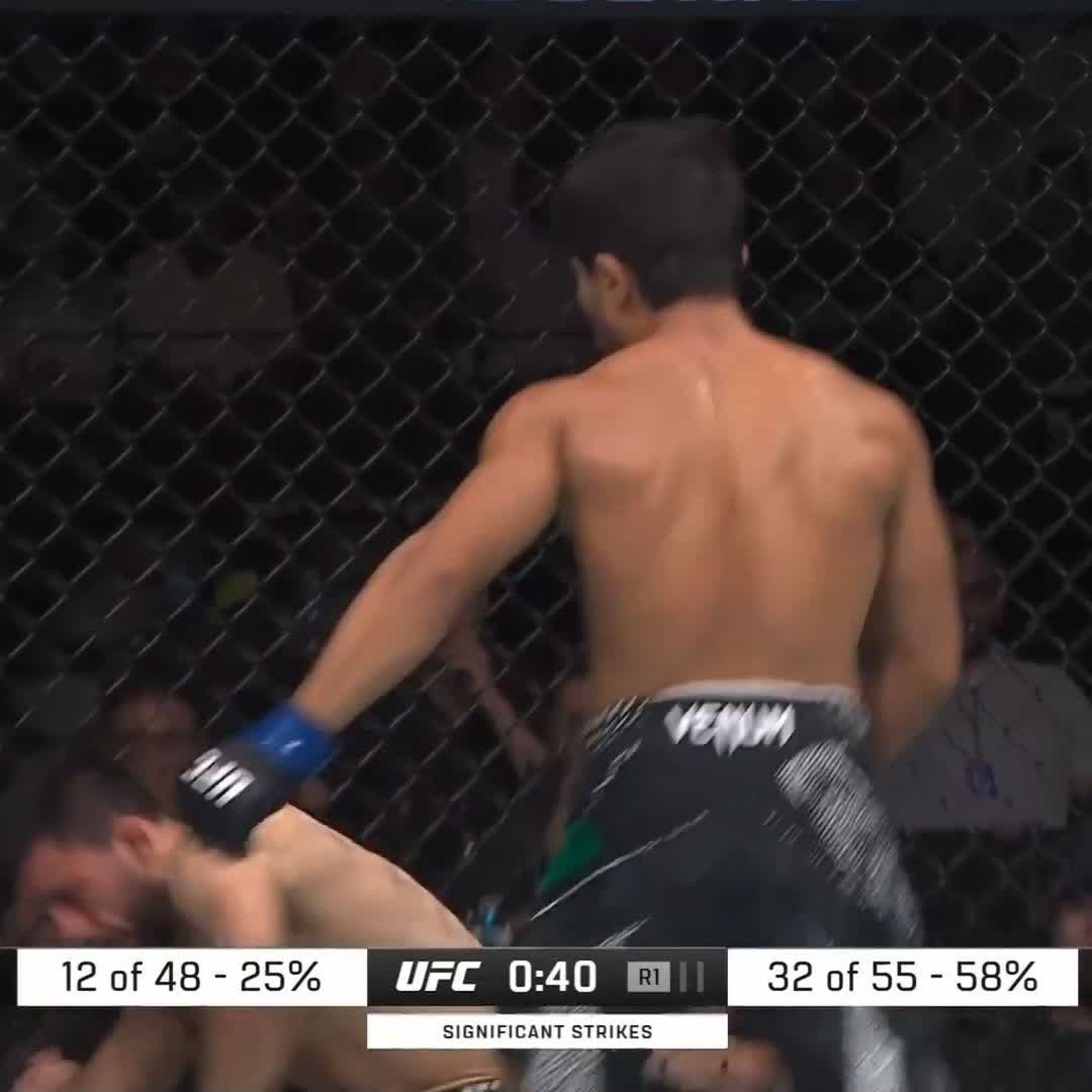 ラマザン・テミロフが10位 スティーヴ・エルセグに1RKO勝ち！ #UFCAbuDhabi