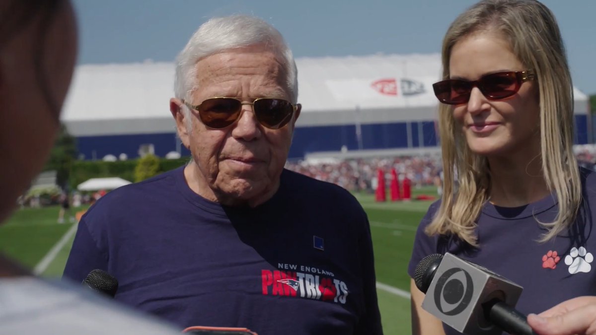 Prior to the first practice of training camp, Patriots Chairman &amp; CEO Robert Kraft and Dr. Dana Kraft spoke with the media: