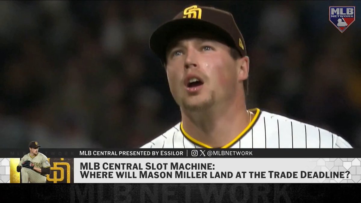Will Mason Miller be on the move again ahead of the Trade Deadline? #MLBCentral mentions the Mariners, Rays and Yankees as potential fits. Joel Sherman | Jon Morosi | Robert Flores