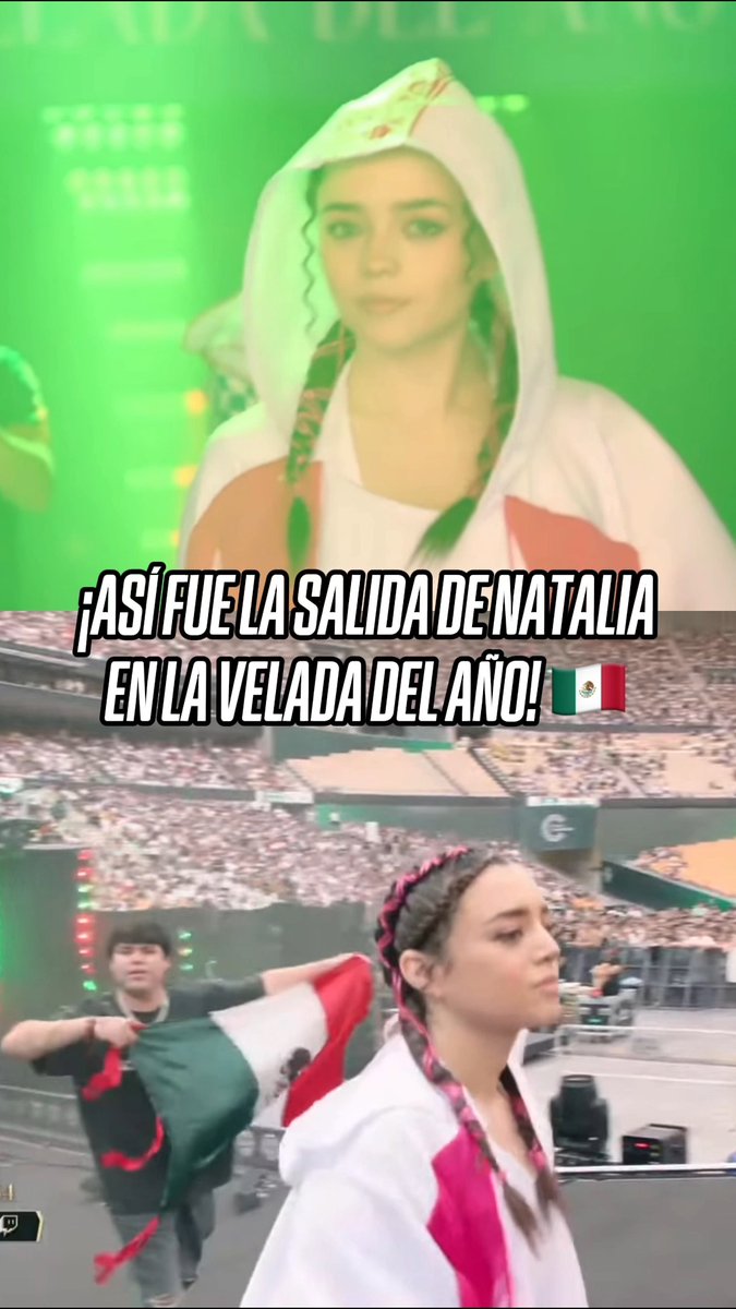 ¡EXCESO DE AURA! 😮💨🔥 🇲🇽 La streamer mexicana Natalia MX salió de esta forma para su combate en la Velada del Año VI. 📹 YT Ibai Llanos
