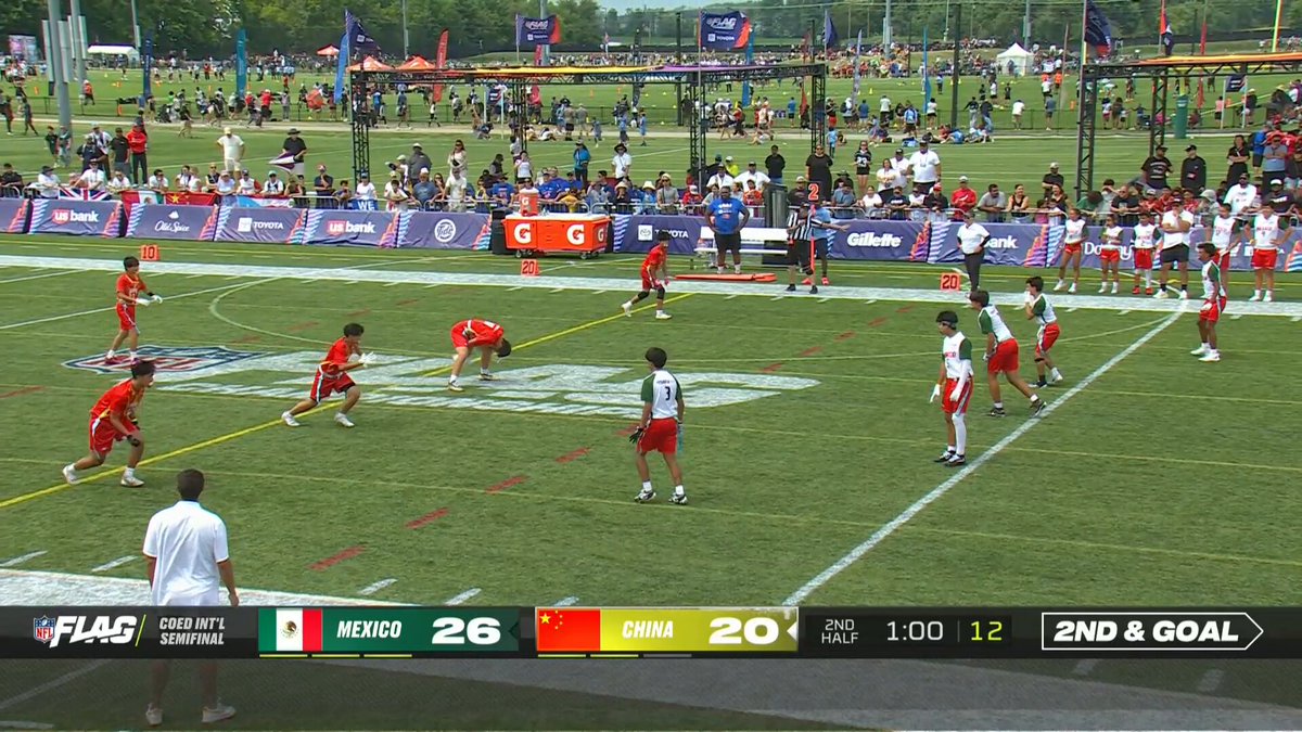 Brandon Chong doing it ALL! China ties it up! 2026 NFL FLAG Championships on ESPN/NFLN to find a league near you