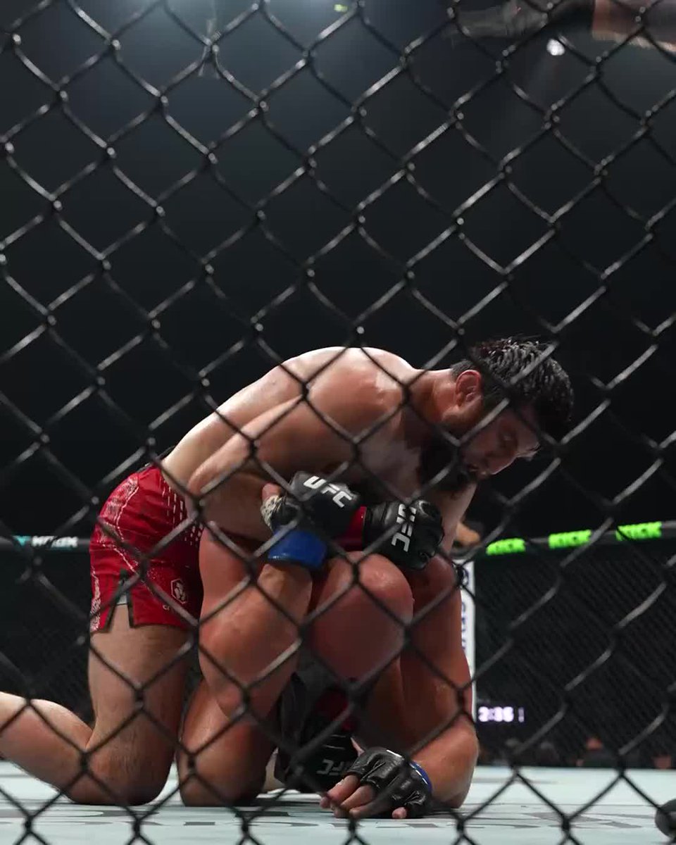 Back in the win column 💪 Muhammad big ANK Ankalaev found the finish to stay on top of the light heavyweight rankings! [ #UFCAbuDhabi | @ParamountPlus ]