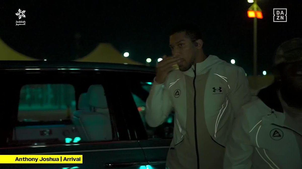 🚨 Anthony Joshua has arrived 🚨 🎟️ Buy #JoshuaPrenga NOW at | Live now | Danger Before Destiny ▪️