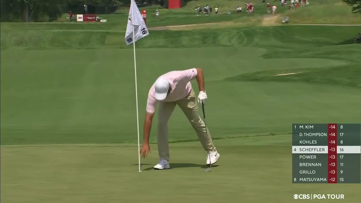 SCOTTIE SCHEFFLER CHIPS IN FOR EAGLE!