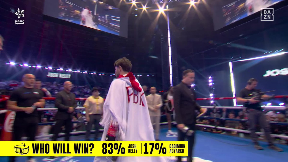 Josh Kelly makes is ring walk in Jeddah! 🕺 🎟️ Buy #JoshuaPrenga NOW at | Live now | Danger Before Destiny ▪️